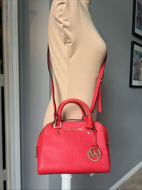 Michael Kors red small cross body